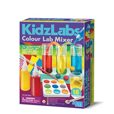 4M KidzLabs 404919 Farblabormischer für Kinder ab 5 Jahren, Wasserwissenschaft und Kunst von 4M