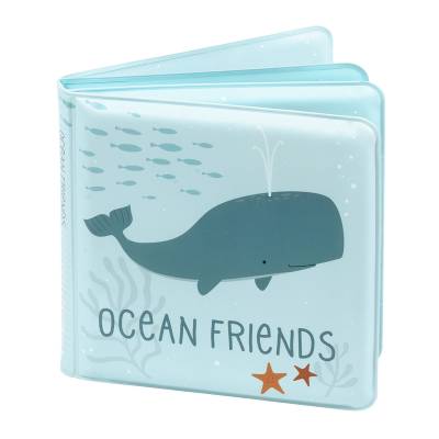 Badewannenbuch OCEAN in hellblau von A Little Lovely Company