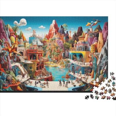 Animal Paradise (39) Erwachsene ＆ Kinder 1000 Teile Holz Animal Park Puzzle Lernspiel Home Decor Family Challenging Games Geburtstag Stress Relief Toy 1000pcs (75x50cm) von ADOVZ