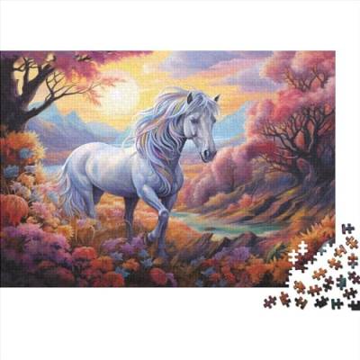 Colourful Horse (144) 500 Teile Personalised Photos Erwachsene Puzzles Family Challenging Games Home Decor Lernspiel Geburtstag Entspannung Und Intelligenz 500pcs (52x38cm) von ADOVZ
