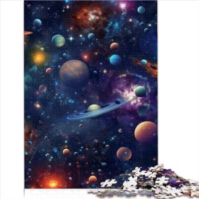 Puzzles für Erwachsene, buntes Universum, 1000-teiliges Puzzle für Erwachsene, Papppuzzle für Erwachsene und Kinder, Denksportaufgaben für Erwachsene, 1000 Teile (26 x 38 cm) von AITEXI