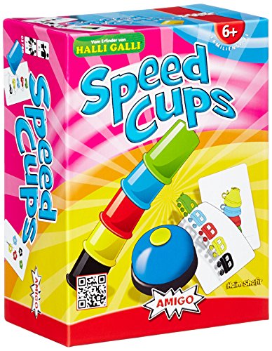 AMIGO 03780 - Speed Cups, Geschicklichkeitsspiel, 2 bis 4 Spieler von AMIGO
