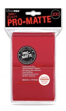 Ultra Pro Ultra proaccpro044-red Abysse 100 Stück PC pro-Matte Deck Protectors (6,6 x 9,1 cm) von AMIGO