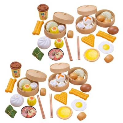 Abaodam 174 STK Küchenspielzeug Dim-Sum-Spielzeug Sushi kinderküche Kitchen Mama Geschenke Tortellini Rollenspiel-Spielzeug vortäuschen Spielzeug zum Kochen aus Kunststoff Luxus Essen von Abaodam