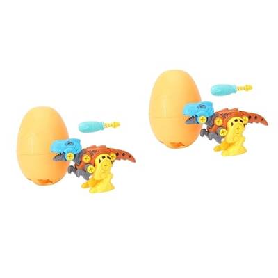 Abaodam 2 Sätze DIY Dinosaurier Eier Zerlegen Spielzeug Combo-Platte Spaß Abs Kind von Abaodam