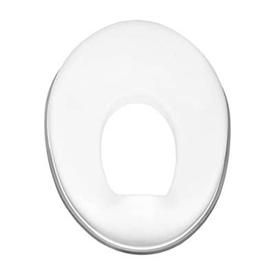 Amagogo Toilettensitz, mit Spritzer, passend für runde und ovale Toiletten, rutschfester Toilettentrainer, grau von Amagogo