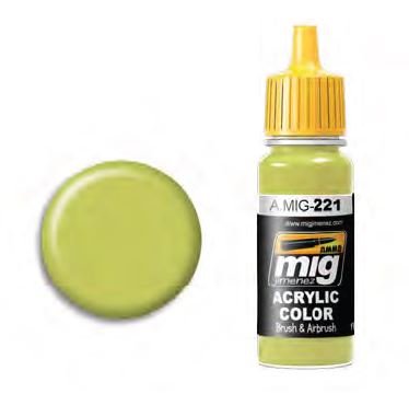 AMMO MIG-0221 Fs 33481 Zink-Chromat-Gelb Acrylfarben (17 ml), mehrfarbig von AMMO
