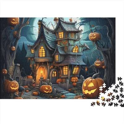 Halloween PumpkinPuzzles 1000 Teile,Impossible Puzzle, Puzzle Für Erwachsene, Halloween Puzzle Farbenfrohes,Geschicklichkeitsspiel Für Die Ganze Familie 1000pcs (75x50cm) von BOHHO