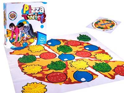 BSD Action und Reflex Spiel - Bodenspiel - Twister Spielmatte - Pizza Twist von BSD