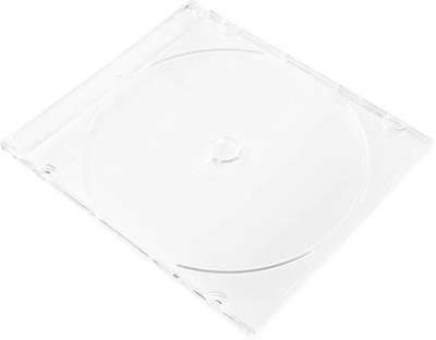 Basetech CD Hülle Slim BT-2268908 1 CD/DVD/Blu-Ray Transparent Acryl 25St. von Basetech