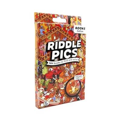 "Big Potato Riddle Pics Chaos in der Bibliothek: Reise-Quizspiel in Buchausgabe, ideal für Familien, Erwachsene und Kinder, 101 Rätsel zum Finden und Lösen, Geschenke für Buchliebhaber von Big Potato