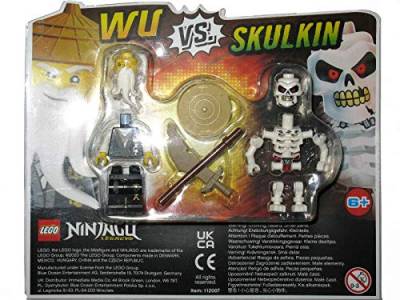 Lego Ninjago Wu vs. Skulkin Minifigur Blisterpackung 112007 Doppel Pack von Blue Ocean