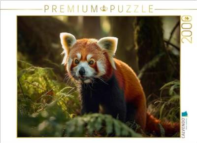 CALVENDO Puzzle Roter Panda - aufpassen | 2000 Teile Lege-Größe 90 x 67 cm Foto-Puzzle für glückliche Stunden von CALVENDO