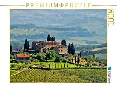 CALVENDO Puzzle Weingut in der Toskana 1000 Teile Lege-Größe 64 x 48 cm Foto-Puzzle Bild von Thomas Polske von CALVENDO