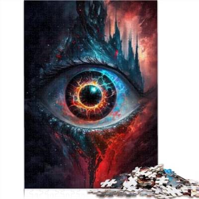Puzzle „Cosmic Red Eye“, 1000-teiliges Puzzle für Erwachsene, geeignet für Erwachsene und über 12 Jahre, 1000 Teile (75x50cm) von CELFER