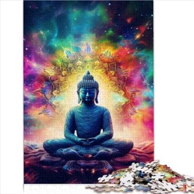 Puzzle für Erwachsene 1000 Teile Galaxie-Buddha-Puzzles für Erwachsene Holzpuzzle Puzzle für Erwachsene Geschenke 1000 Teile (75 x 50 cm) von CELFER