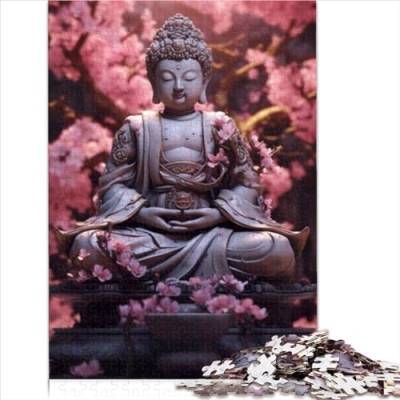 Puzzle für Erwachsene Sakura Buddha 1000 Teile Puzzle für Erwachsene geeignet für Erwachsene ab 12 Jahren 1000 Teile (75 x 50 cm) von CELFER
