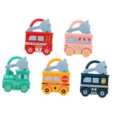 CHILDWEET 5st Pädagogisches Spielzeugauto Kleinkinder Entriegeln Spielzeug Spielzeugauto Für Kinder Spielzeugautos Aus Druckguss Geschenke Für Baby Plastik Vorschule Kindersicherung Wagen von CHILDWEET