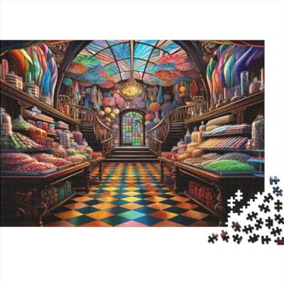 1000-teilige Puzzles Für Erwachsene | Candy Store | Familienspaß-Puzzles 1000 Teile Für Erwachsene Geschenke Ungelöstes Puzzle 1000pcs (75x50cm) von CPXSEMAZA
