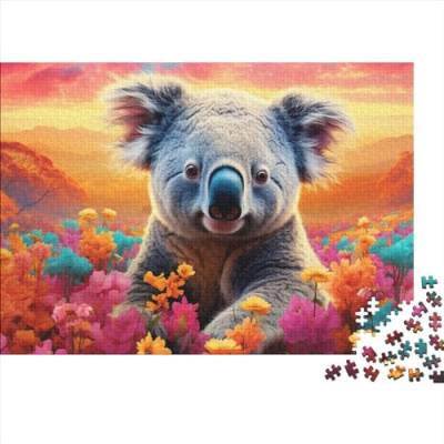 1000-teilige Puzzles Für Erwachsene Cute Koala Puzzles Für Erwachsene, 1000-teiliges Spiel, Spielzeug Für Erwachsene, Familienpuzzles, Geschenk 1000pcs (75x50cm) von CPXSEMAZA