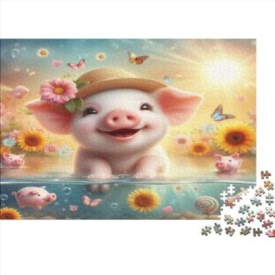 1000-teiliges Puzzle Für Erwachsene. 1000-teiliges Puzzle Für Erwachsene Cute Little Pig 1000pcs (75x50cm) von CPXSEMAZA