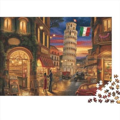 Puzzles 500 Teile Für Erwachsene Leaning Tower of Pisa 500-teilige Puzzles, Familienaktivitätspuzzles, Lernspiele 500pcs (52x38cm) von CPXSEMAZA