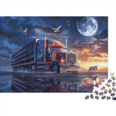 Puzzles 500 Teile Für Erwachsene Truck 500-teiliges Puzzle Lernspiele Heimdekorationspuzzle 500pcs (52x38cm) von CPXSEMAZA