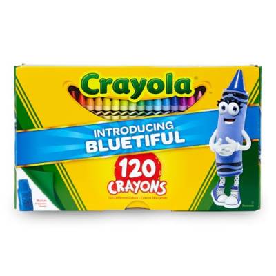 Crayola Wachsmalstifte mit Anspitzer Kinder, 120 Malstifte Set für Kinder in 120 Farbtönen, Ungiftige Wachsmalkreiden Kinder, Bastel Set, Farbstifte Kinder, Kinderspielzeug ab 3 Jahre von CRAYOLA