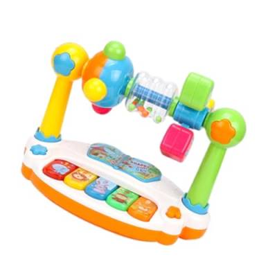 Colcolo Musikspielzeug Montessori mit Ton und Licht, Aufleuchten, Musik- und Klangspielzeug für Babys im Alter von 1 2 3 Jahren, Geburtstagsgeschenk für, Englisch von Colcolo