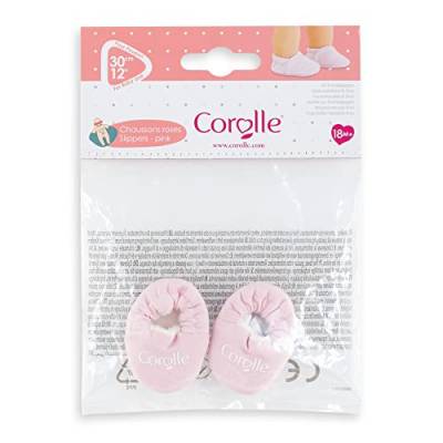 Corolle Schuhe, pink, Puppenzubehör, Puppenkleidung, für alle 30cm Babypuppen, ab 18 Monate von Corolle