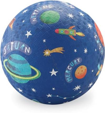Crocodile Creek Sonnensystem-Spielplatz-Ball, 12,7 cm, blau von Crocodile Creek