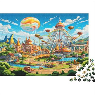 Amusement Parks 500 Teile Puzzle Puzzle Für Erwachsene Kinder Lernspiel Holiday Celebrations Für Erwachsene Und Kinder 100% Recycelten Kartons 500pcs (52x38cm) von DAKINCHERRY