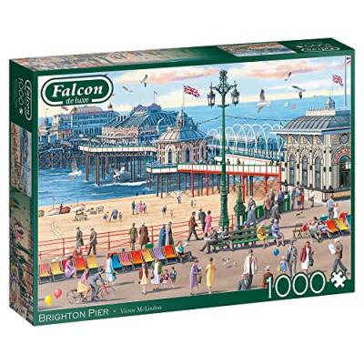 Jumbo Spiele Falcon Brighton Pier 1000 Teile - Puzzle für Erwachsene von Jumbo