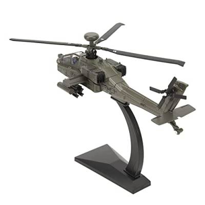 Drfeify 1/32 Hubschraubermodell, Simulations-Druckguss-Legierungs-Sound-Light-Flugzeugmodell mit Halterungsbasis für die Ornament-Sammlung von Drfeify
