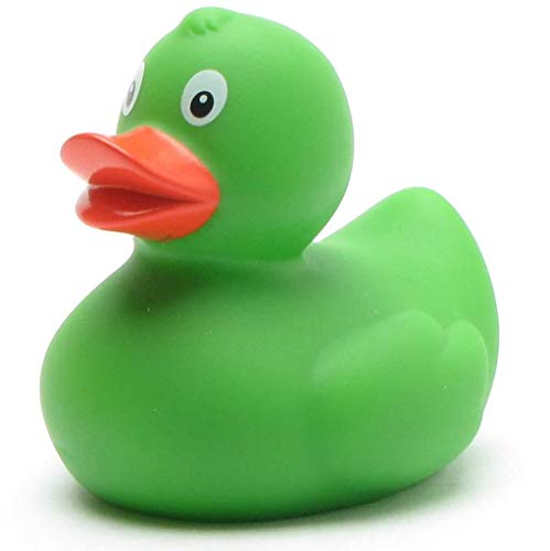 Duckshop Mini Badeente - grün I Quietscheente I L: 6 cm von Duckshop