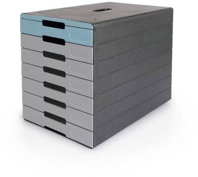 Durable IDEALBOX PRO 7 776306 Schubladenbox Anthrazit DIN A4, DIN C4 Anzahl der Schubfächer: 7 von Durable