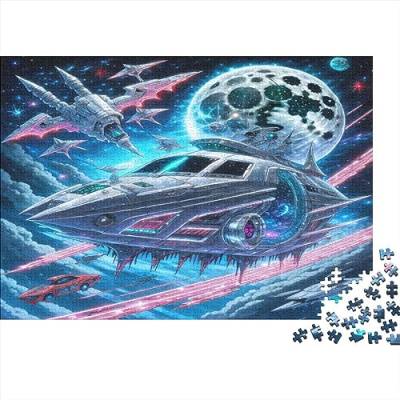 AI Spaceship 1000 Teile Premium-Puzzles Für Erwachsene - Spaß Und Lernspiele - Perfekte Mystical Puzzle-Geschenke 1000pcs (75x50cm) von EKIDAZ