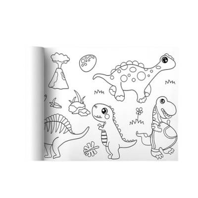 FENOHREFE Kunstbedarf Für Kinder Große Papierrolle DIY Malpapier Zeichenpapier Malpapierrolle Für Kinder Klebrige Malpapierrolle Für Kinder von FENOHREFE