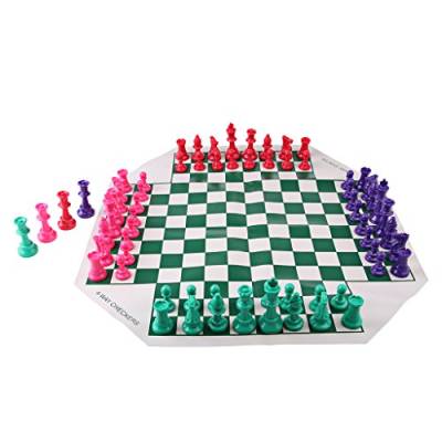 Fenteer Schachspiel Schach Set. 60cmx1mm Schachbrett, 64 Schachfiguren von Fenteer