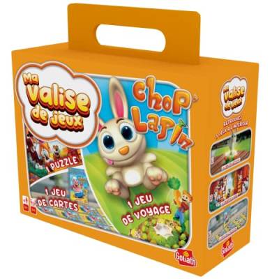 Multi-Spiele-Koffer 3-Chop Rabbit Travel GOLIATH von Goliath Toys