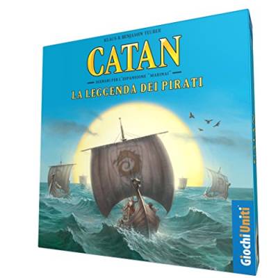Giochi Uniti - Catan: Die Legende der Piraten, Brettspiel, Erweiterung für Catan, italienische Ausgabe, GU584 von Giochi Uniti