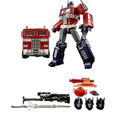 Transformer-Toys Deformation 5" MP10-V Rot Optimus-Prime Bewegliche Puppe, Legierungsversion Automobile Deformation Man mit Modellwagenhöhe von 8 Zoll von HALFS
