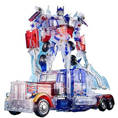 Transformer-Toys Spielzeug: BS-01B Transparente Version Optimus-Prime Aoyi KO Optimus-Prime Kommandant Mobile Spielzeug-Actionpuppe, Transformer-Toys Spielzeugroboter, Kinderspielzeug Ab 15 Jahren.Das von HALFS
