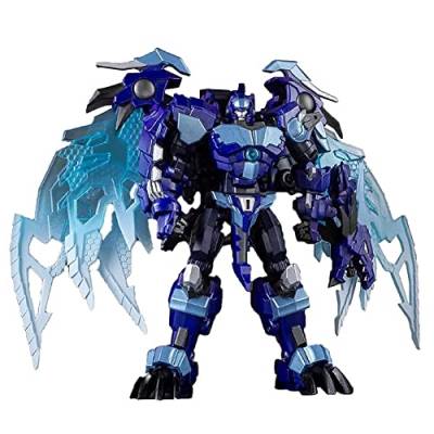 Transformer-Toys Spielzeug: EX-42Z Blue Dragon Freezing Reverse Scale Bewegliche Puppe Transformer-Toys Spielzeugroboter, Spielzeug for Kinder Ab 15 Jahren, 4,5 Zoll Hoch von HALFS