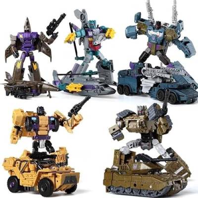 Transformer-Toys: Guardian God, Five In One -Model bewegliche Puppe, Transformer-Toys Spielzeugroboter, Spielzeug for Kinder ab 15 Jahren, 12 Zoll hoch von HALFS
