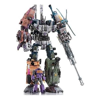 Transformer-Toys: Toy Conflict Team, vergrößerte Version des Angriffskörpers – Hybrid-Leopard-Kombination, mobile Spielzeug-Actionpuppe, Diamant-Spielzeugroboter, Kinderspielzeug ab 15 Jahren.Das Spie von HALFS