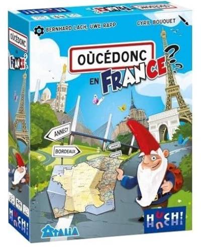 HUCH! | Atalia | OuCéDonc in Frankreich | Strategiespiel | Für 2 bis 6 Spieler | ab 10 Jahren | 20 bis 30 Minuten | Wissen und Bluff von HUCH!