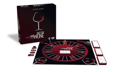 HUCH! | Welt der Weine | Neuauflage | Gesellschaftsspiele | Quiz Spiel | Partyspiele für Erwachsene | für Weinliebhaber | mit über 600 Fragen für Weinexperten | für 2-6 Spieler ab 18 Jahren von HUCH!