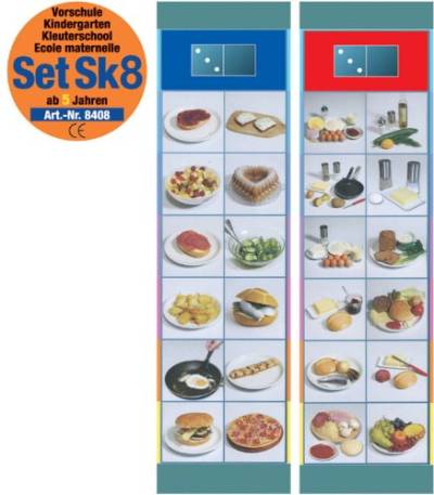 Oberschwäbische Magnetspiele 68408 - Set SK8: Ernährung von HUCH!