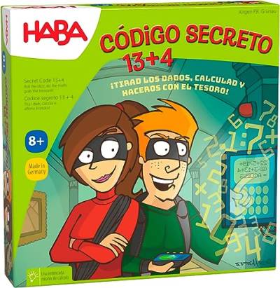 HABA - Geheimcode 13 + 4 Brettspiel, Mehrfarbig (302249) von HABA
